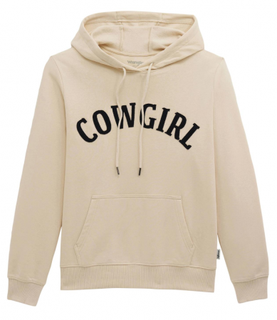COWGIRL RETRO HOODIE WHITECAP