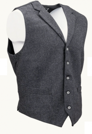 JESSIE VEST CHARCOAL