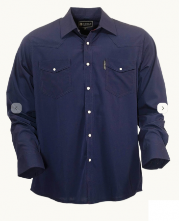 MOAB WSTRN SNAP BAMBOO SHIRT NVY