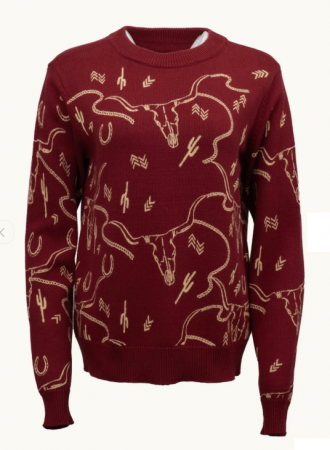 AINSLEY SWEATER LT WINE