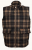FELIX VEST BLACK BROWN PLAID