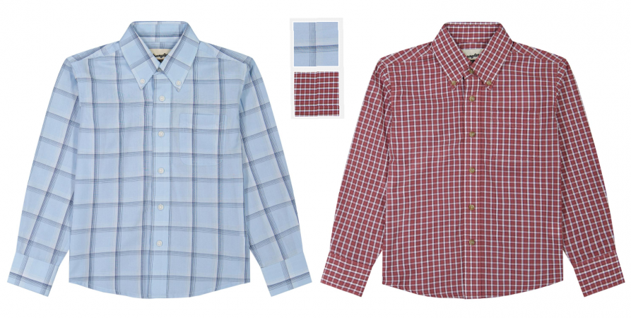 BOYS RIATA LS SHIRT ASSORTED
