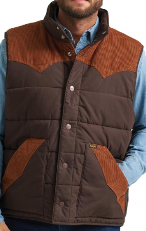 Western Puffer Vest Cambrige Brn
