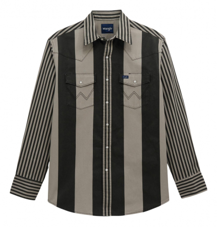 LS BRUSHPOPPER SHIRT GREY