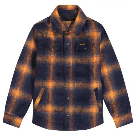 Boys Flannel Shacket Night Sky