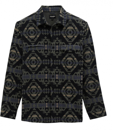 ATG BLANKET SHACKET BLK CHECOTAH