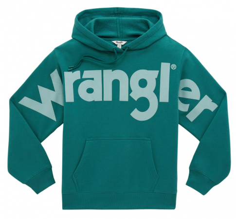 VINTAGE LOGO HOODIE TURQUOISE