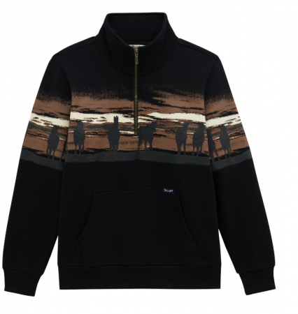PUNCHY SWEASHIRT ZIP HORSES