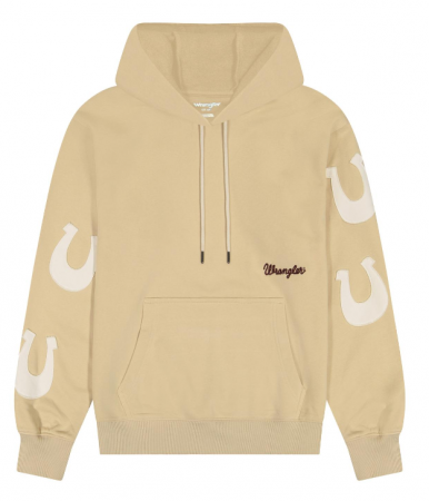 HORSESHOE HOODIE PEBBLE