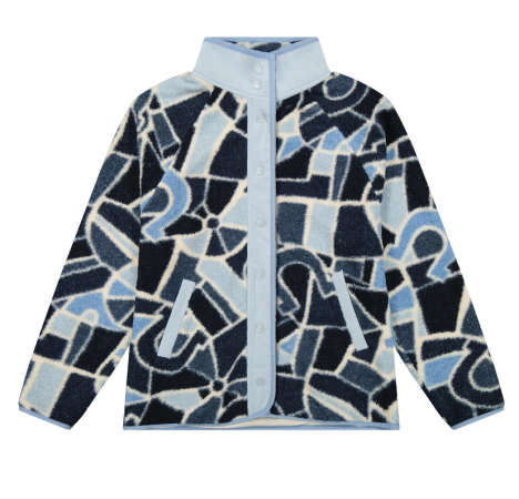HAY AWAY FULL SNAP JACKET BLUE