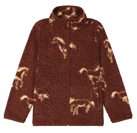 HAY AWAY FULL ZIP JACKET BROWN