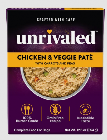 12.5OZ UNRIVALED CHICK/VEG PATE