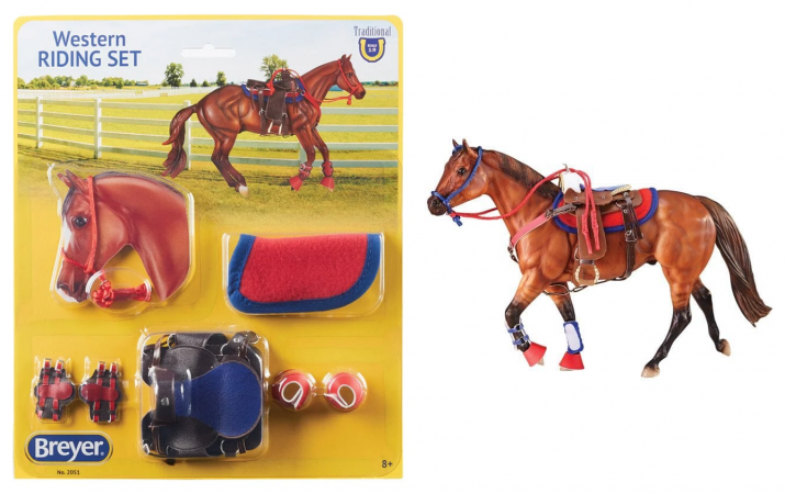 Western Riding Set in Hot Colors