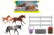 Playful Pony Horse Family