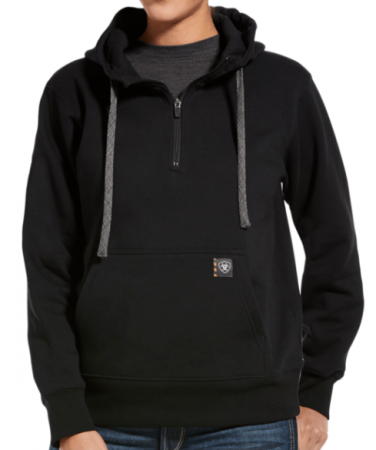 WMS Rebar 1/2 Zip Hoodie Blk