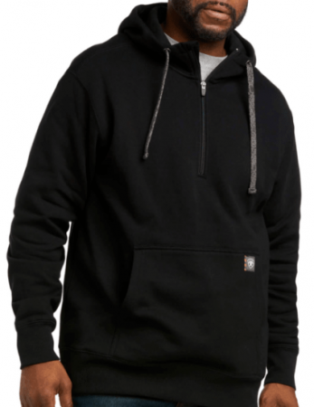 MNS Rebar 1/4 Zip Hoodie Blk