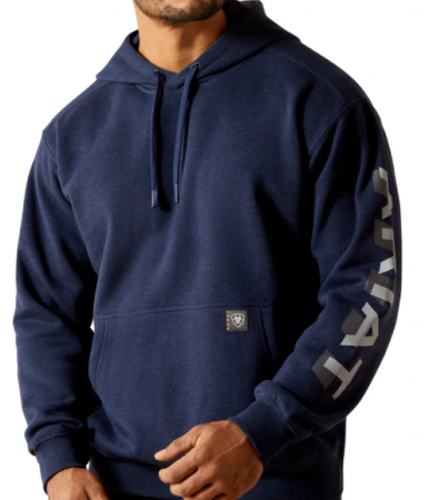 M Rebar LW Logo Hoodie Navy