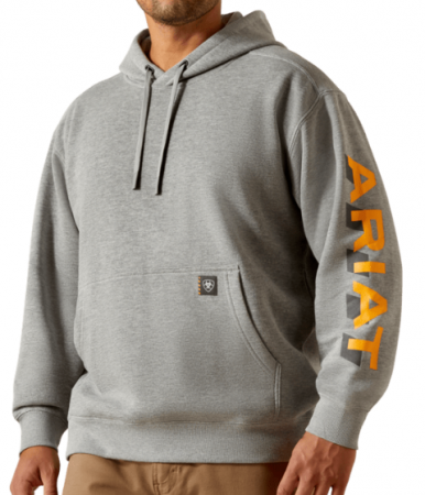 M Rebar LW Logo Hoodie Grey