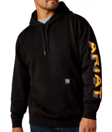 M Rebar LW Logo Hoodie Black