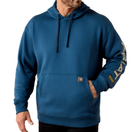 MNS Rebar Graphic Hoodie Blue