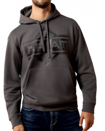 MNS Ariat Leather Diamond Hoodie