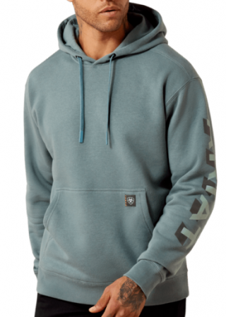 M Rebar LW Logo Hoodie Atlantic