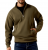 MNS 1/4 Zip Swtshrt Green