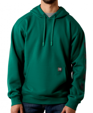 M Rebar LW Logo Hoodie Evergreen