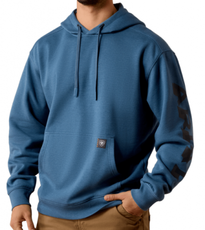 M Rebar LW Logo Hoodie Blue
