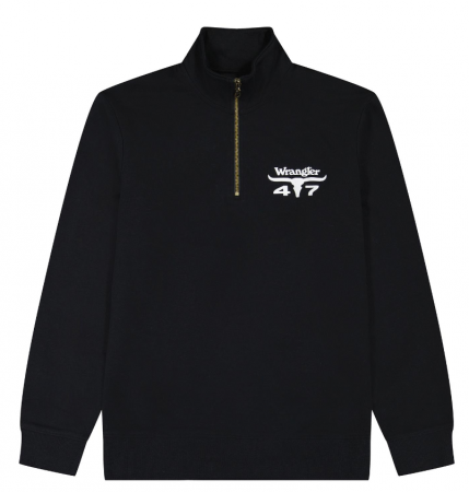 WRANGLER 47 QTR ZIP BLACK