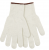 WHITE STRING KNIT GLV