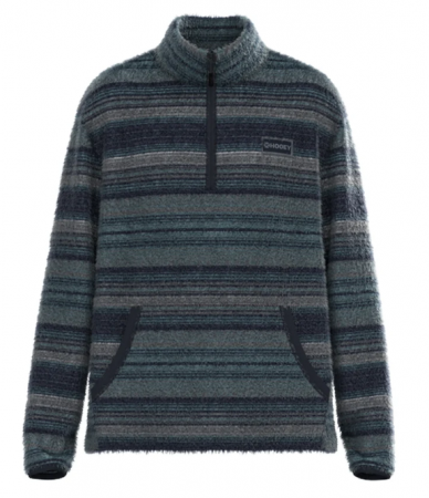 BEAR FLEECE GREY NAVY STRIPE