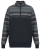 MENS NAVY PULLOVER GREY STRIPE